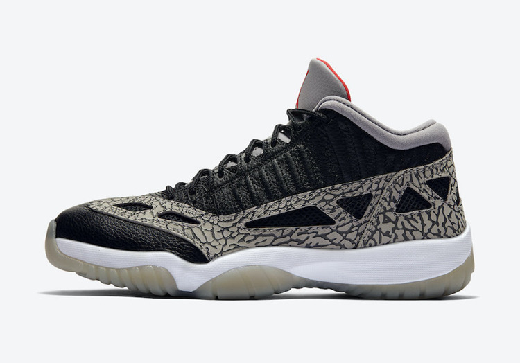 Air Jordan 11 Low IE Black Cement Shoes